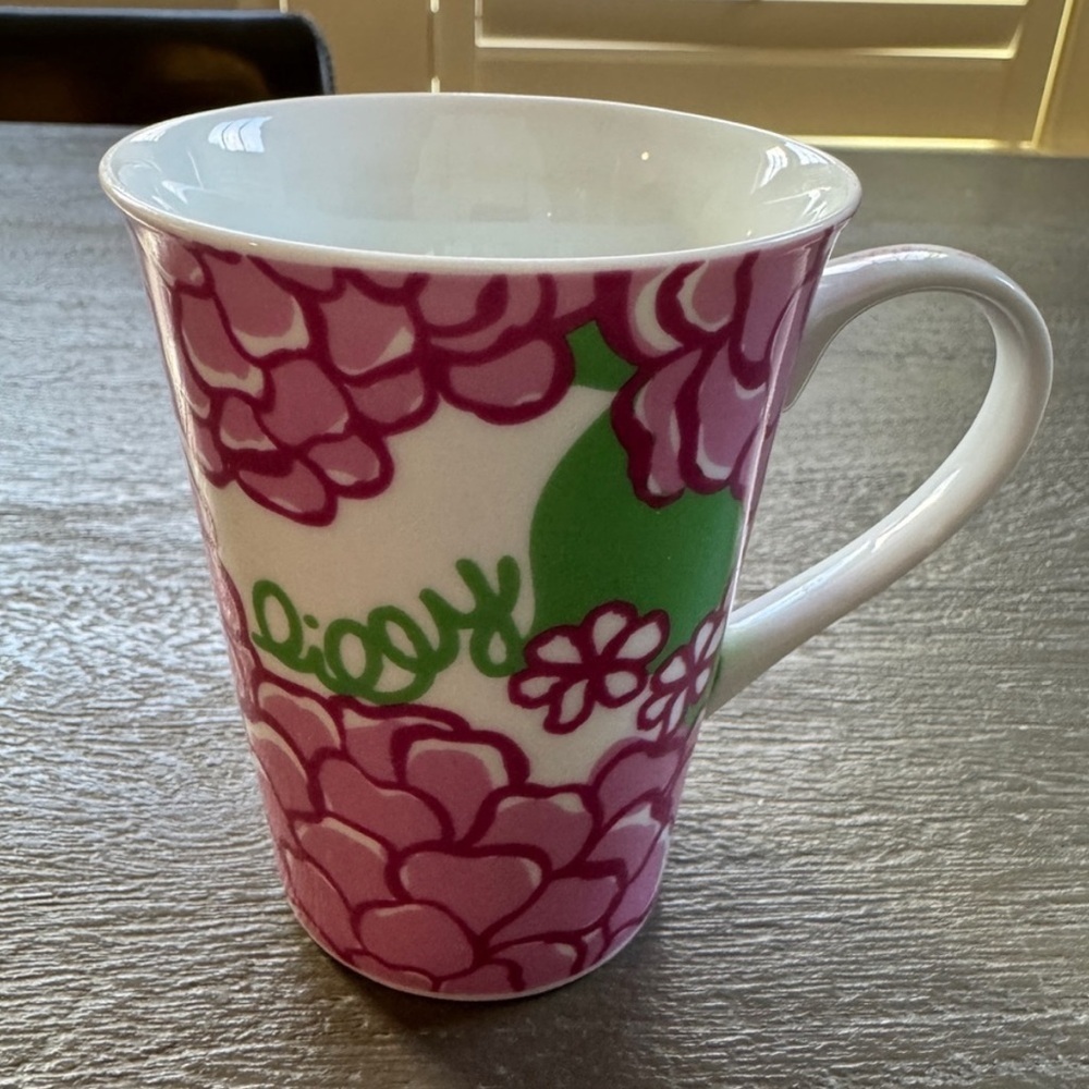 Set of Two - Lilly Pulitzer "Life Lilly and the Pursuit of Happiness" Mug
